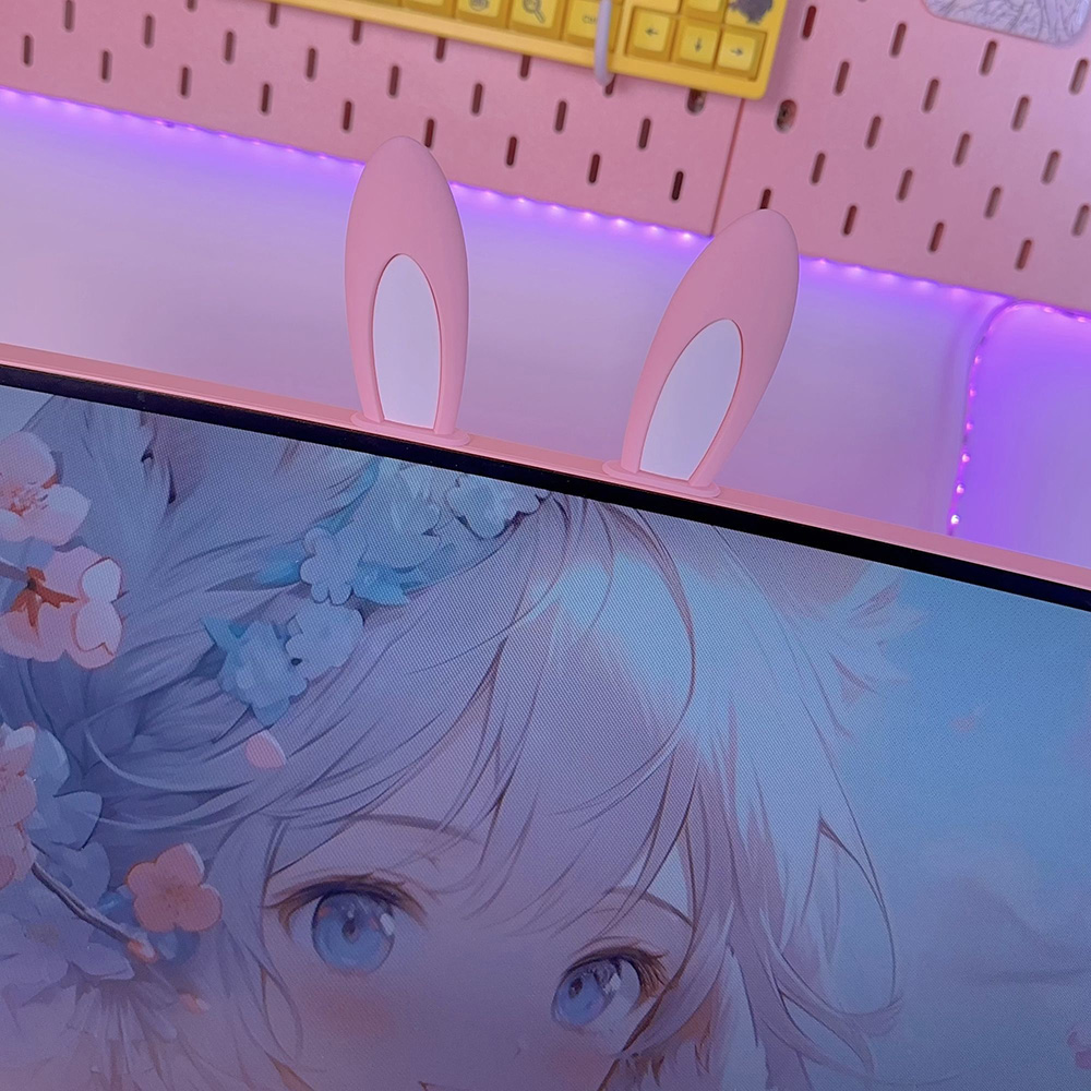 Esports Gaming Room - 토끼 귀 장식 귀여운 E-스포츠 룸