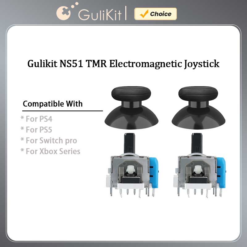 Esports Gaming Controller - 스틱 캡이 포함된 GuliKit NS51 TMR