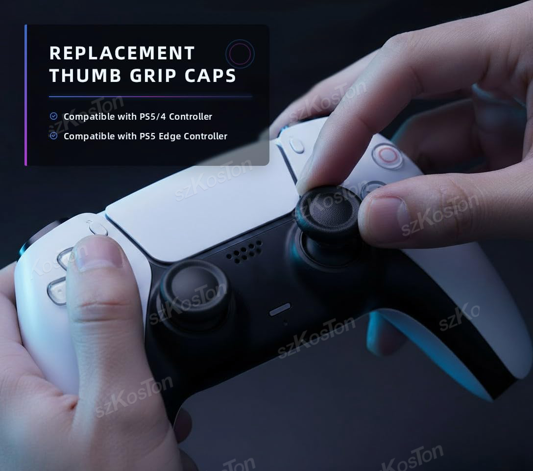 PS5/PS4 컨트롤러용 교체 조이스틱 캡 6-8개,  - Esports Gaming Controller 리뷰 및 가격