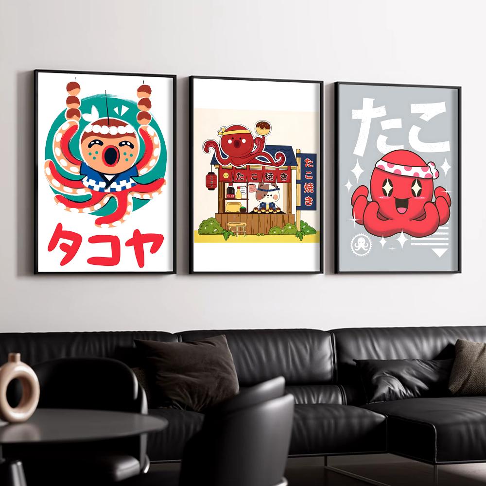 귀여운 타코야키 포스터 벽 포스터 게임룸 및 e스포츠  - Esports Gaming Room 리뷰 및 가격