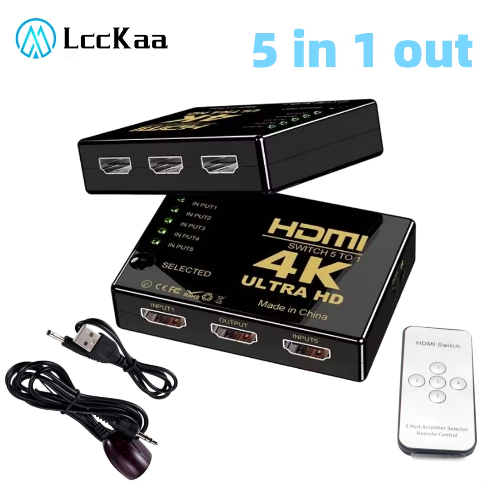 HDMI 스위치 HD 4K 비디오 스위처, IR 리모컨 - Esports Gaming Controller 리뷰 및 가격