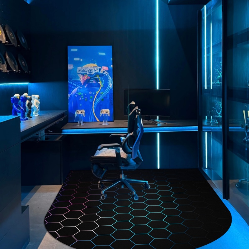 E-스포츠 바닥 매트 미끄럼 방지 방음 원목 보호 카펫 - Esports Gaming Room 리뷰 및 가격