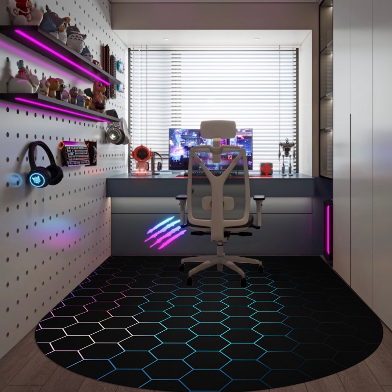 E-스포츠 바닥 매트 미끄럼 방지 방음 원목 보호 카펫 - Esports Gaming Room 리뷰 및 가격