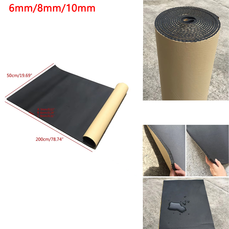 1 롤 200cmx50cm 6mm/8mm/10mm 접착 - Sound Dampening Foam 리뷰 및 가격