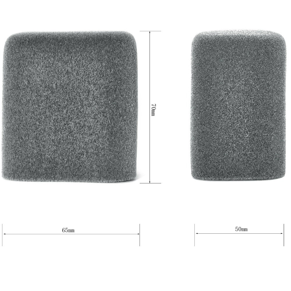 1pcs 교체용 마이크 윈드스크린 커버 플록드 스폰지  - Sound Dampening Foam 리뷰 및 가격